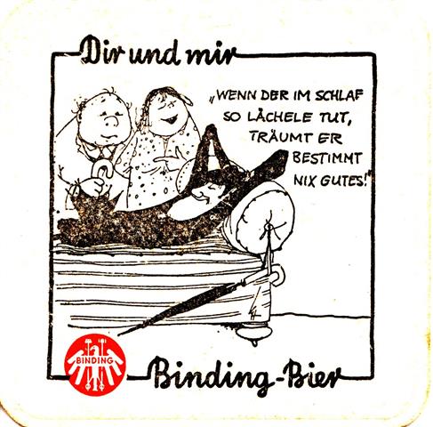 frankfurt f-he binding dir & mir bier 17b (quad185-wenn der-schwarzrot)
